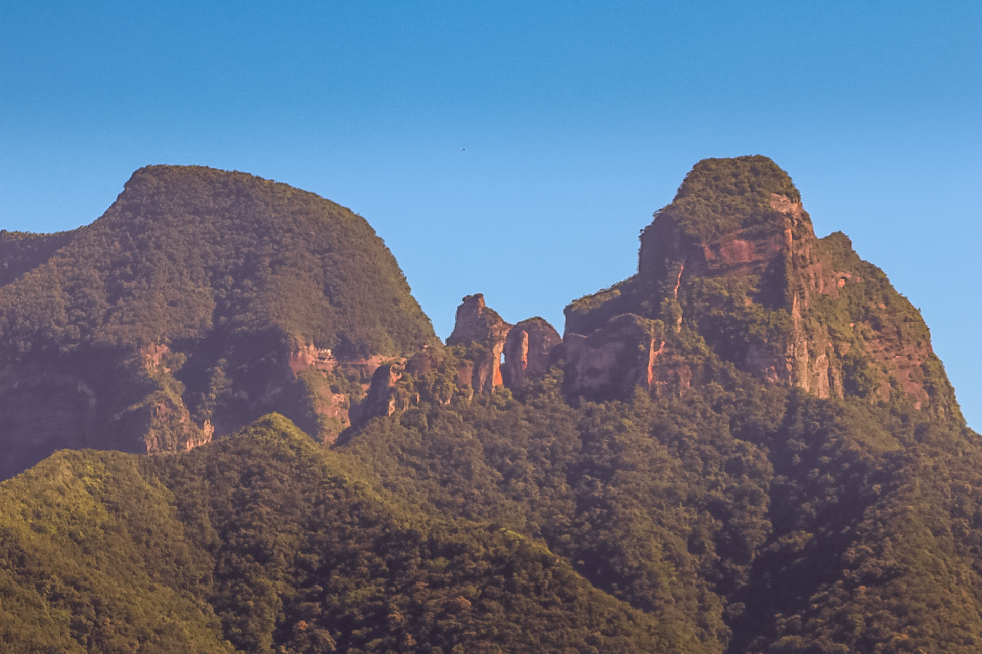Vista da Serra Furada ao entardecer